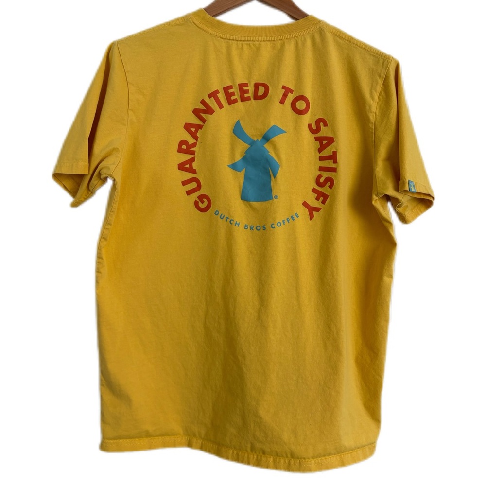 Short Sleeve Tee Shirt, Yellow - Dutch Bros Coffee